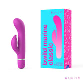 Bwild Classic Marine-Cerise 6 Inch Dual Motor Massager Default Title VIBRATORS-RABBIT